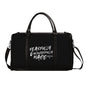 Fearfully And Wonderfully Made Christian PU Leather Duffle Bag Foldable Travel Bag