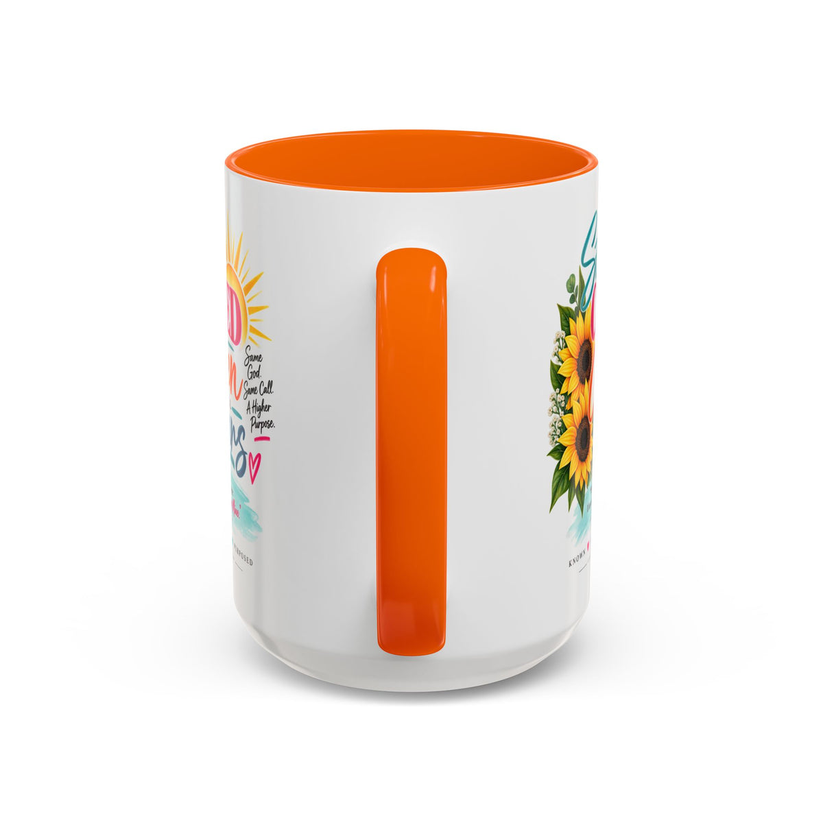 Still Called Still Chosen Inspirational Called By Name Coffee Mug with Sunflowers