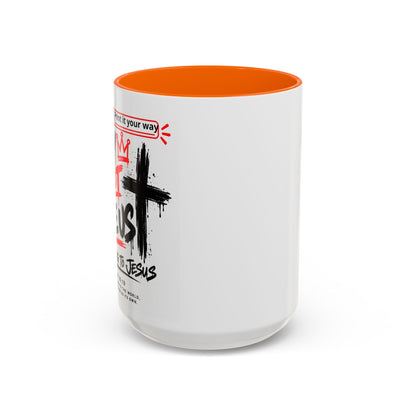 They Not Like Us, We Belong to Jesus Personalized Christian Coffee Mug — Called by Name Accent Mug (15oz)
