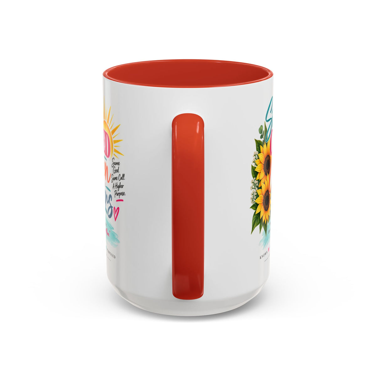 Still Called Still Chosen Inspirational Called By Name Coffee Mug with Sunflowers