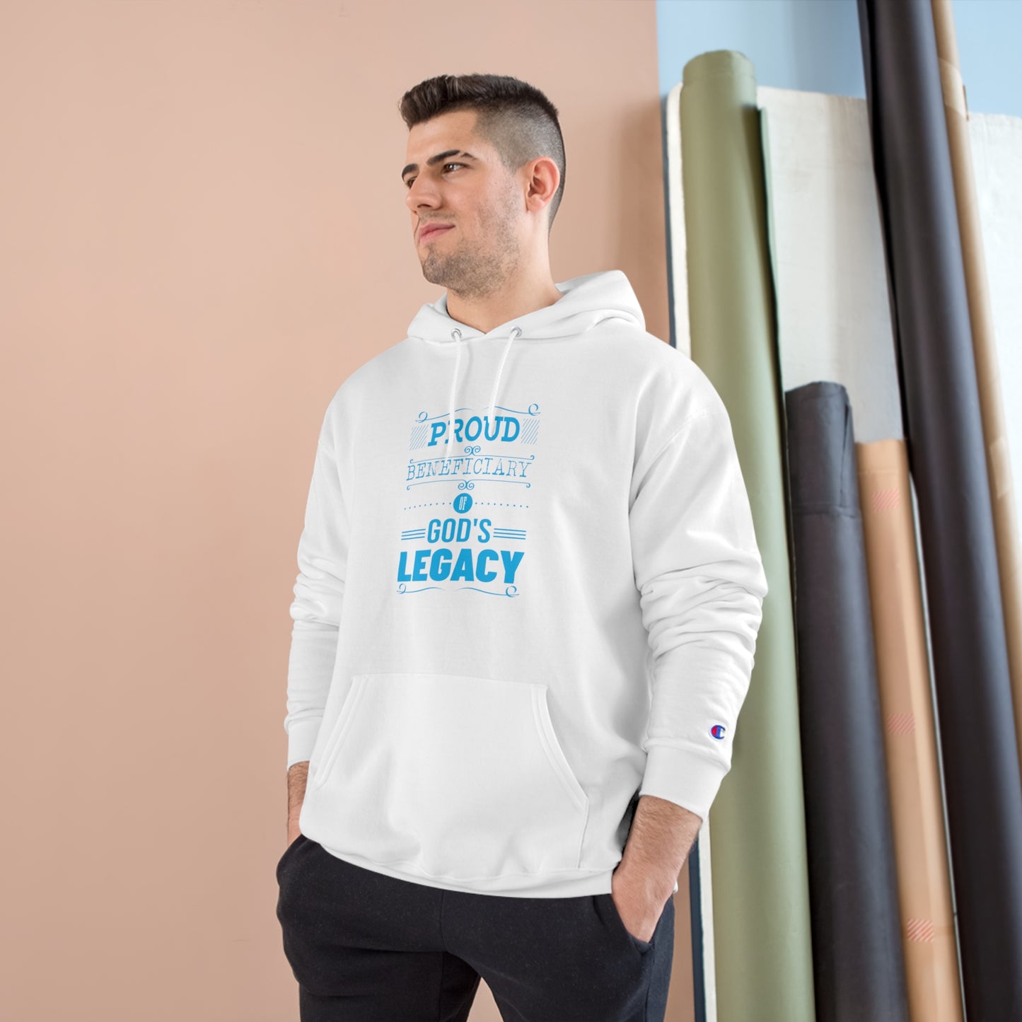 Proud Beneficiary Of God's Legacy Unisex Champion Hoodie