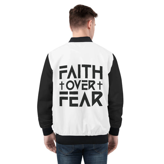 Faith Over Fear Mens Christian Jacket