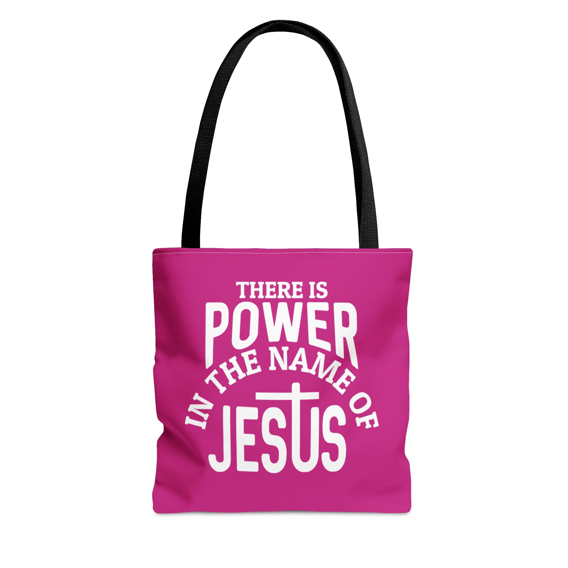 There Is Power In The Name Of Jesus Christian Tote Bag Printify