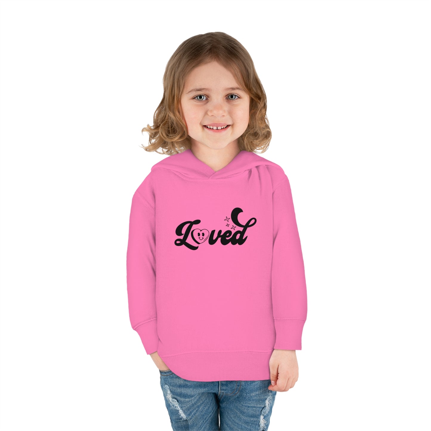 Romans 5:8 You Are Loved More Than You Will Ever Know Christian Toddler Pullover Fleece Hooded Sweatshirt