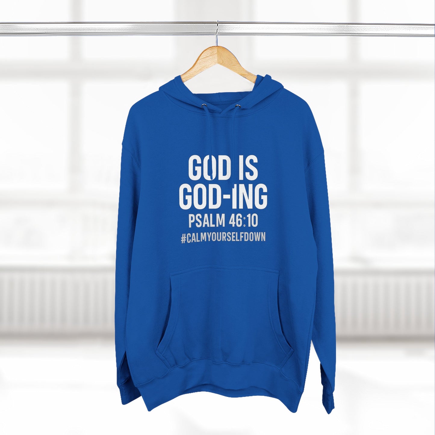 Faith - Inspired Fleece Hoodie | God is Good, Psalm 46:10, Cozy Gift, Spiritual Apparel, Inspirational Hoodie, Everyday Wear - ClaimedbyGodDesigns
