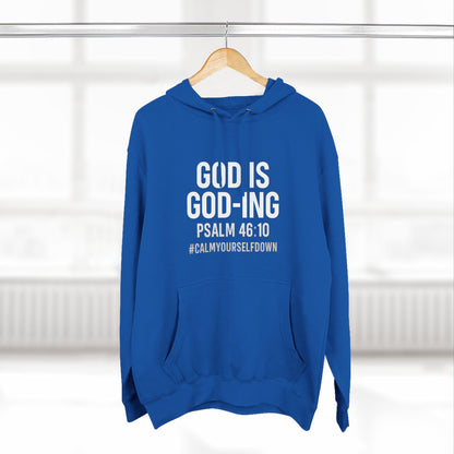 Faith - Inspired Fleece Hoodie | God is Good, Psalm 46:10, Cozy Gift, Spiritual Apparel, Inspirational Hoodie, Everyday Wear - ClaimedbyGodDesigns