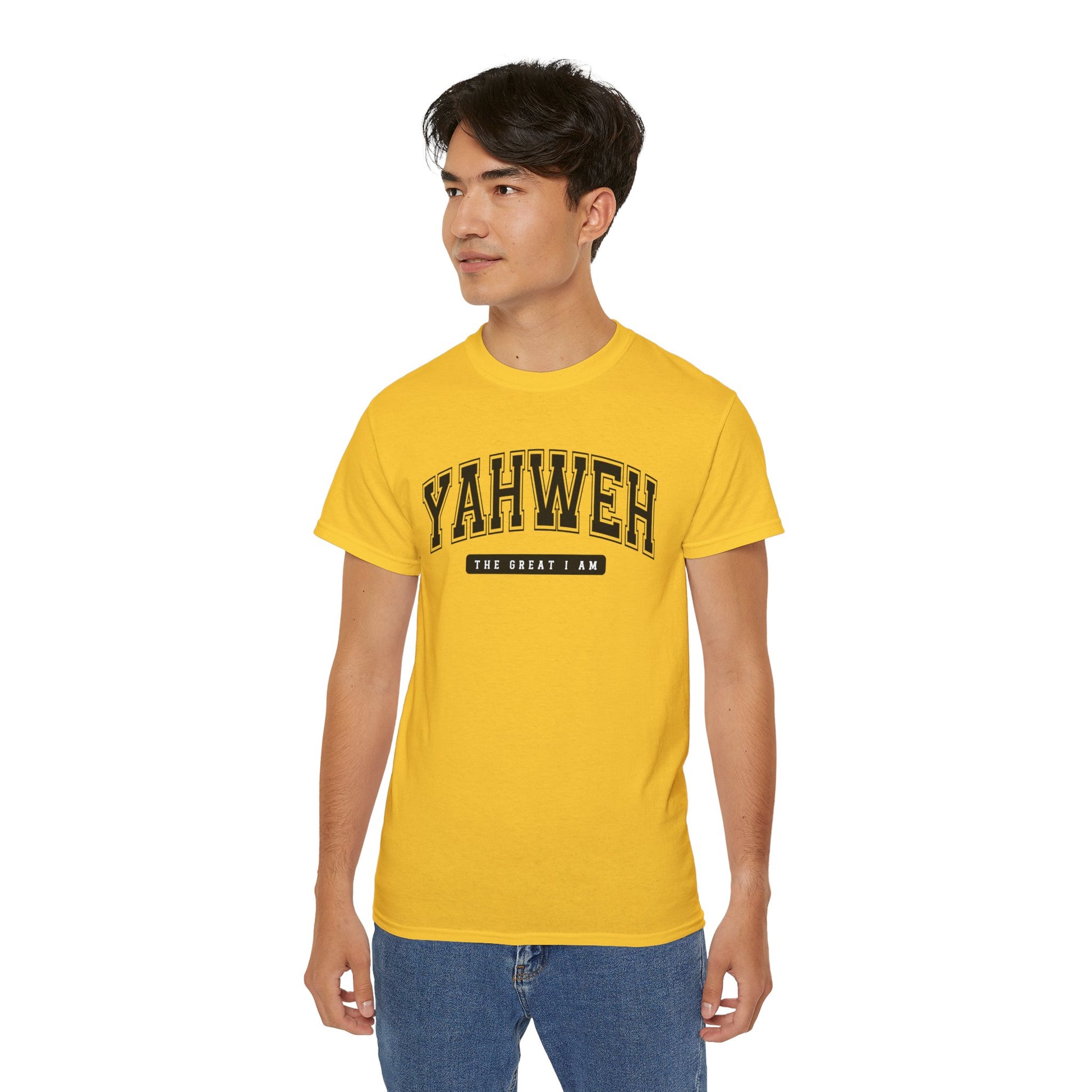 Yahweh The Great I Am Unisex Christian Ultra Cotton Tee Printify