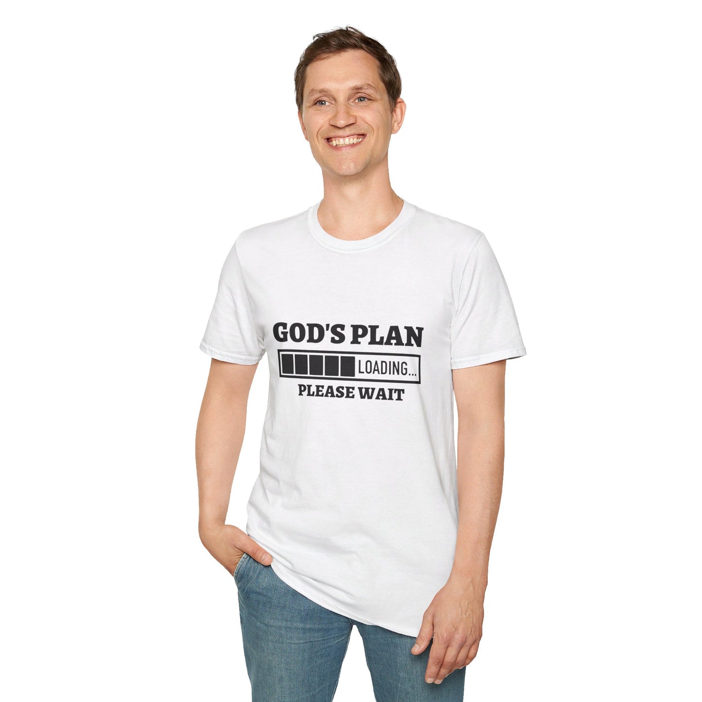 God's Plan Loading Unisex Christian T-shirt