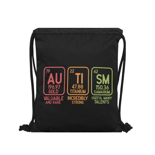 Autism Element Drawstring Bag - Claimed by God Designs