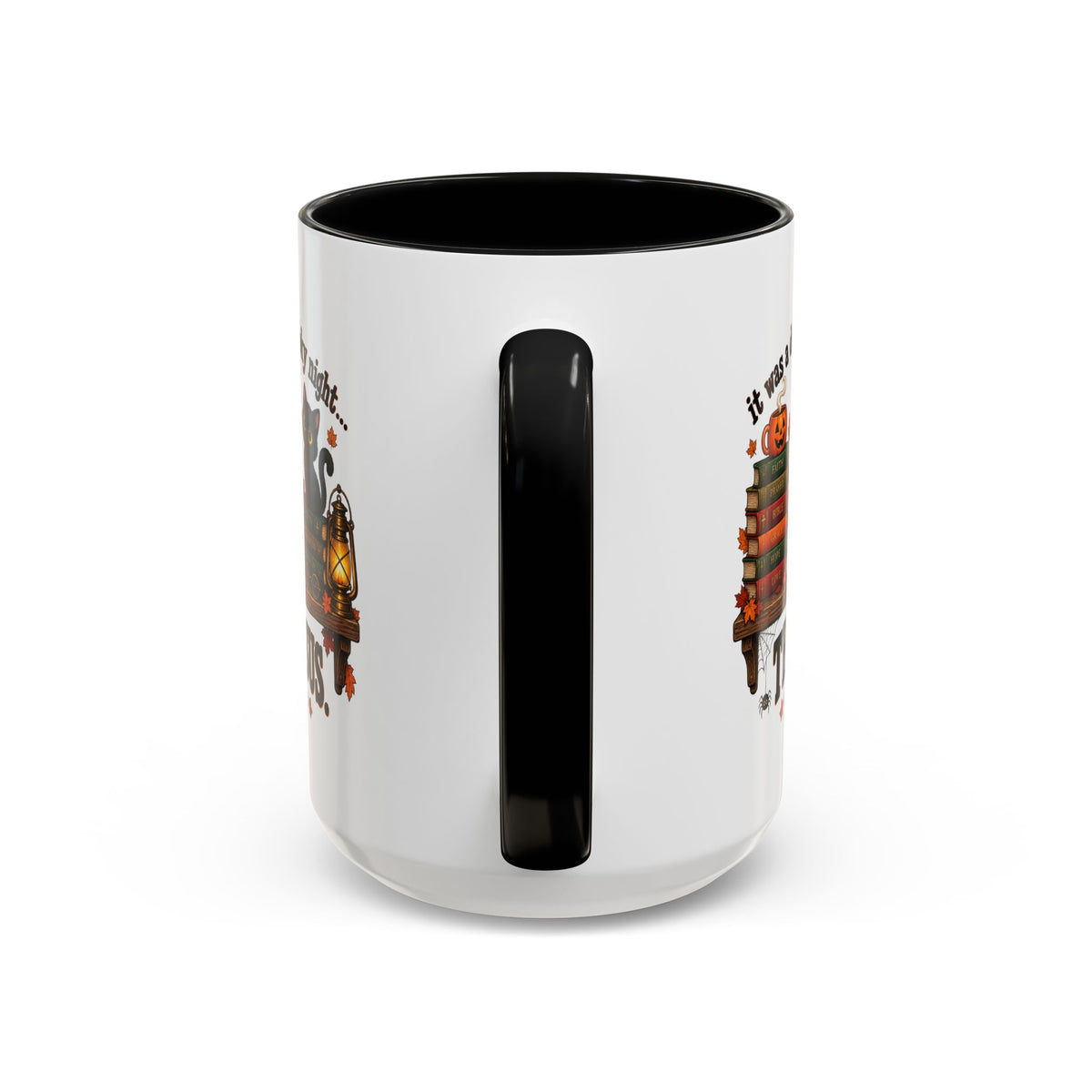 Halloween Christian Coffee Mug — “It Was a Dark and Spooky Night… Then Jesus” Accent Mug