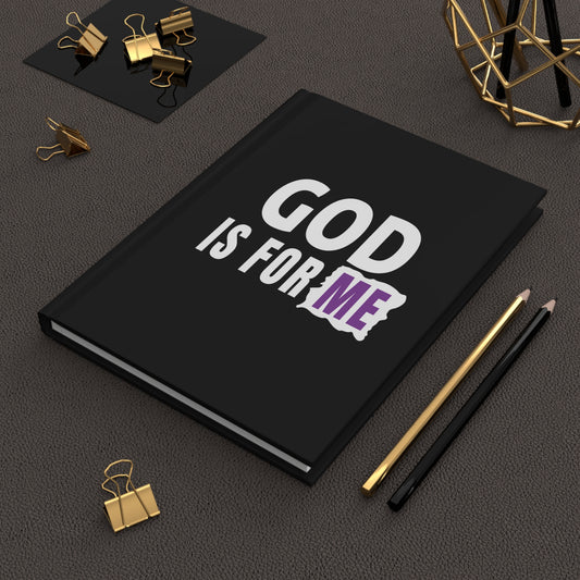 God Is For Me Christian Hardcover Journal Matte Printify