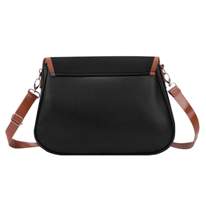 Faith-Inspired Leather Shoulder Bag | Keep Going Christian Design