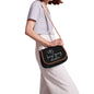Faith-Inspired Leather Shoulder Bag | Keep Going Christian Design