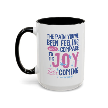 Inspirational Coffee Mug - Joyful Encouragement with Romans 8:18