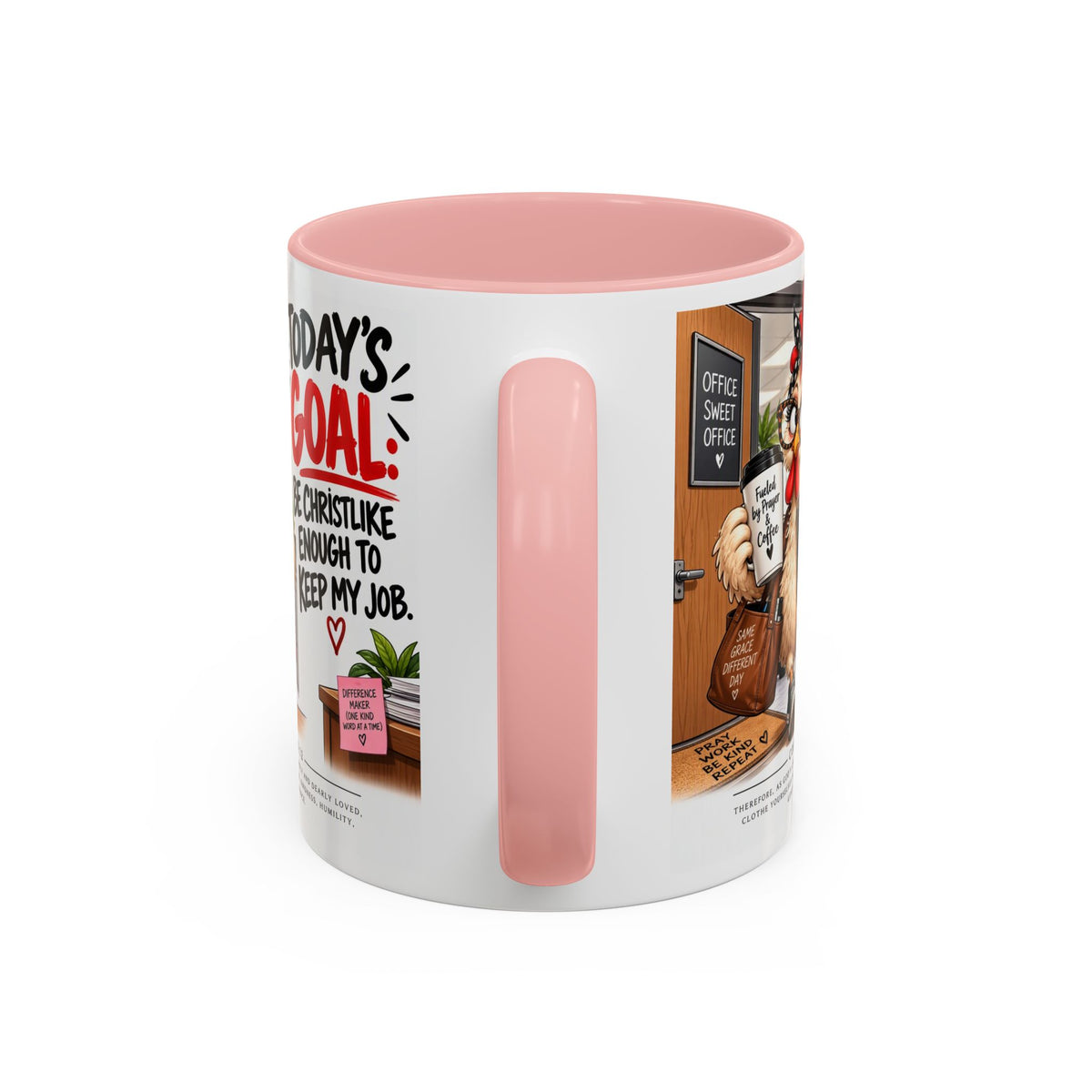 Today's Goal Christian Coffee Mug – Be Christlike Inspirational Bible Verse Mug