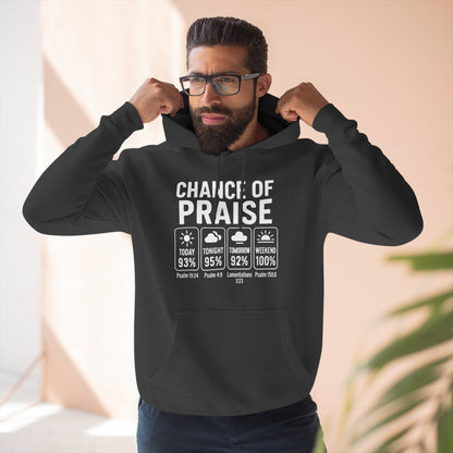 Inspirational Unisex Fleece Hoodie for Everyday Blessings, Praise Hoodie, Faith Apparel, Cozy Gift for Friends, Spiritual Wear - ClaimedbyGodDesigns