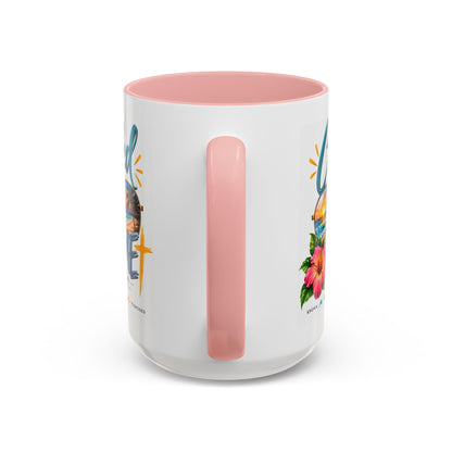 Called By Name Coffee Mug — Christian Inspirational Beach Design (11/15 oz)