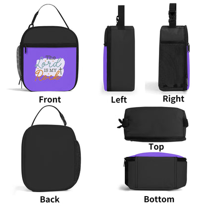 He Is My Rock– Insulated Christian Lunch Box for Kids