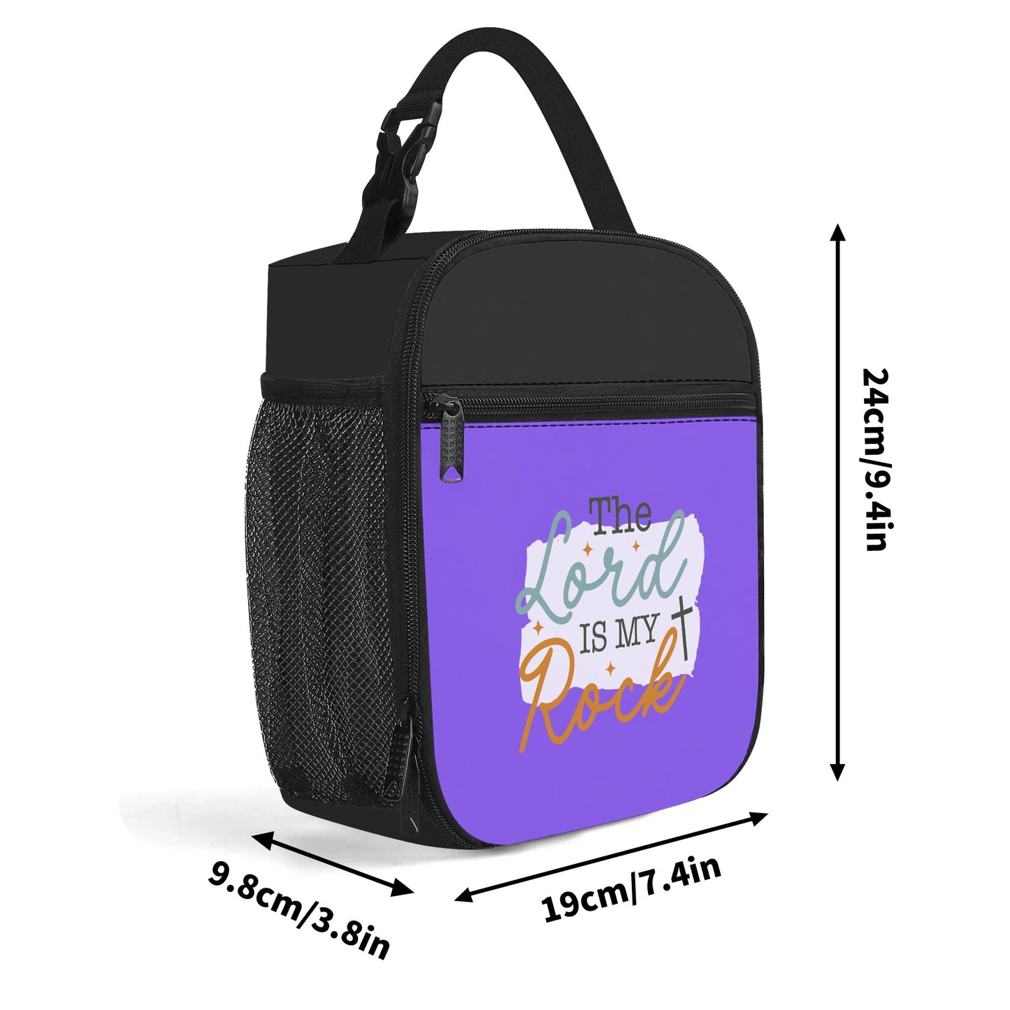 He Is My Rock– Insulated Christian Lunch Box for Kids