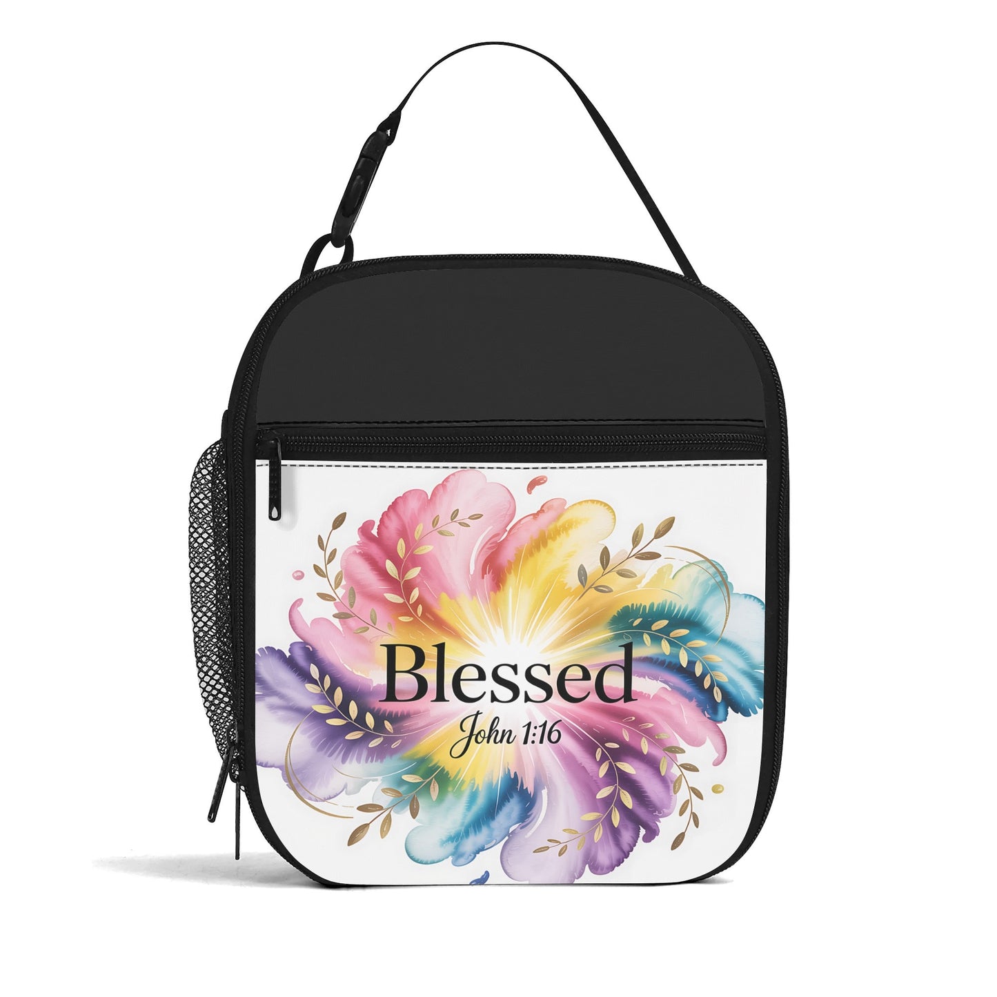Blessed (flower) Insulated Christian Lunch Box for Kids