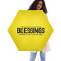 I Will Keep Counting My Blessings Christian Umbrella - ClaimedbyGodDesigns
