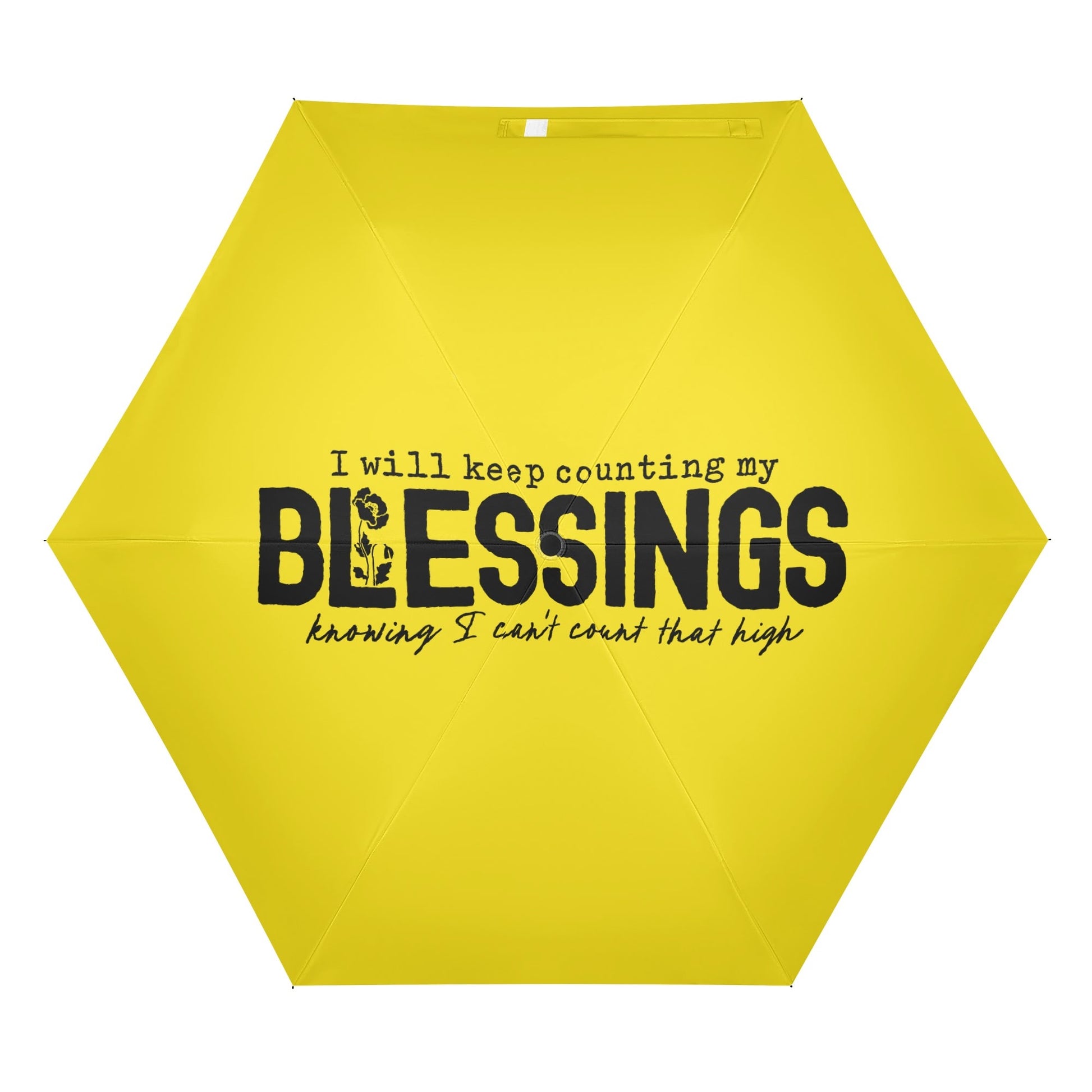 I Will Keep Counting My Blessings Christian Umbrella - ClaimedbyGodDesigns