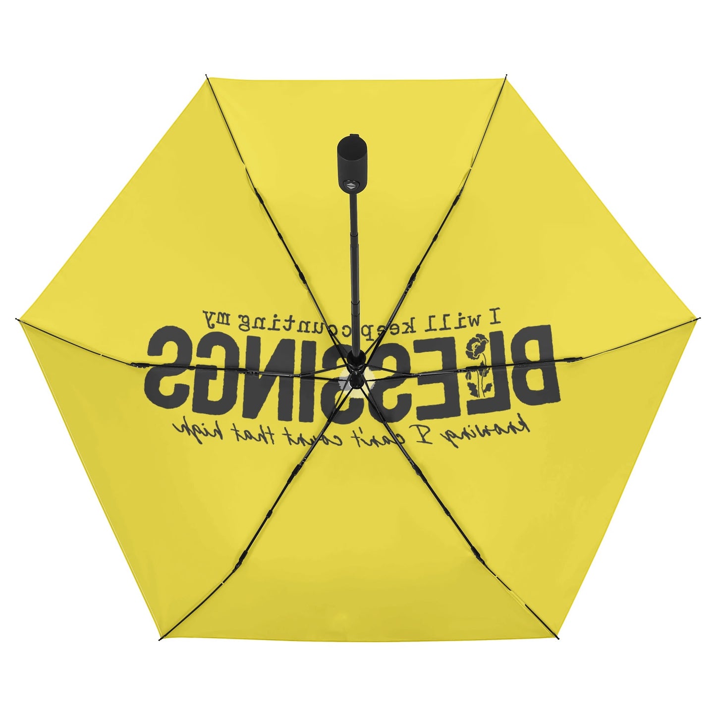 I Will Keep Counting My Blessings Christian Umbrella - ClaimedbyGodDesigns