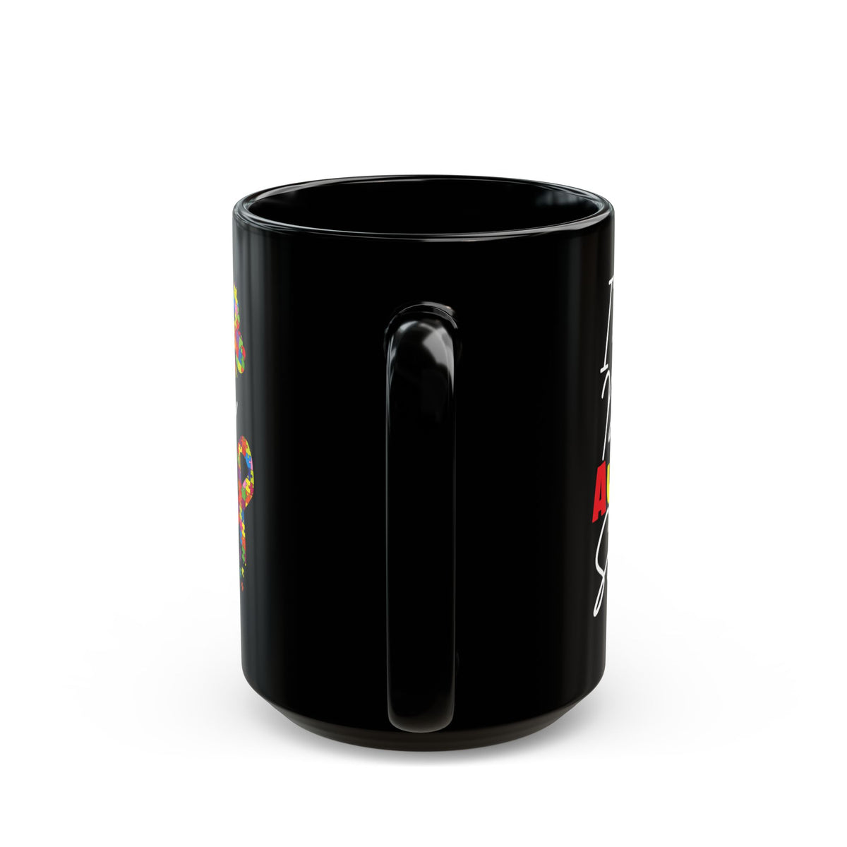 Proud Autism Sister Black Mug - Celebrate Diversity & Love - Perfect Gift for Special Occasions