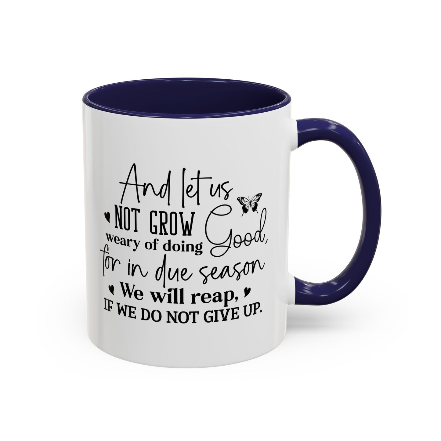 Christian Ceramic Mug - Due Season Accent Coffee Mug (11, 15oz)