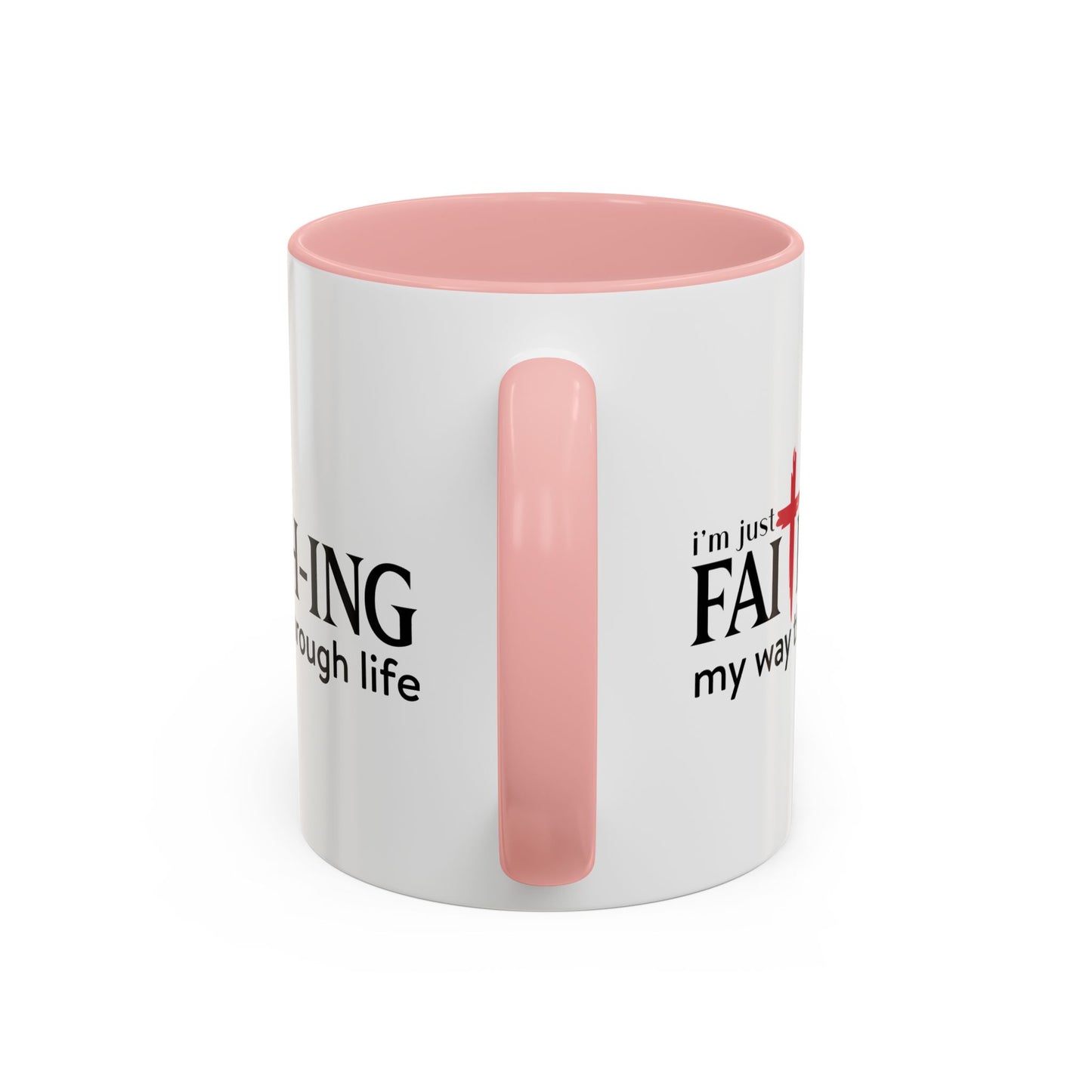 Faith-Inspired Coffee Accent Mug - Motivational Drinkware for Daily Inspiration
