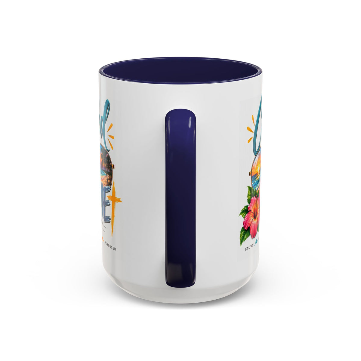Called By Name Coffee Mug — Christian Inspirational Beach Design (11/15 oz)
