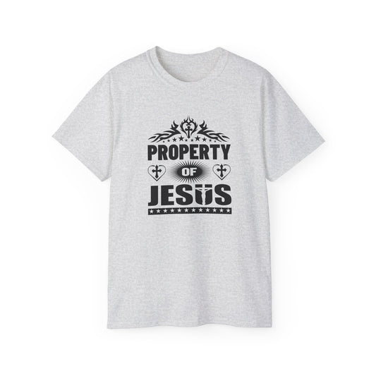 Property Of Jesus Unisex Christian Ultra Cotton Tee Printify