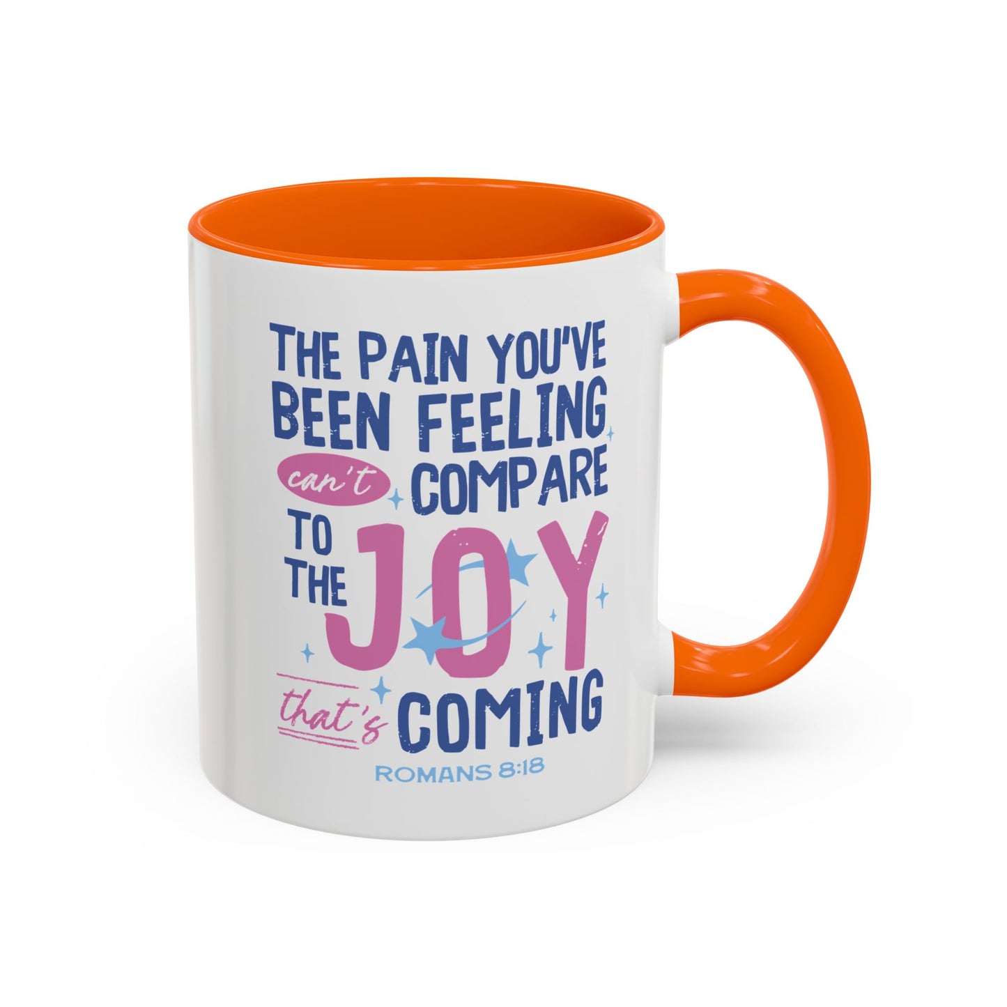 Inspirational Coffee Mug - Joyful Encouragement with Romans 8:18