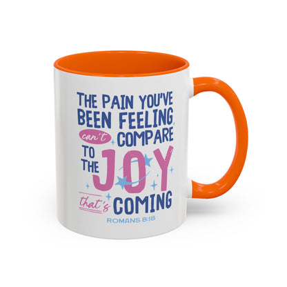 Inspirational Coffee Mug - Joyful Encouragement with Romans 8:18
