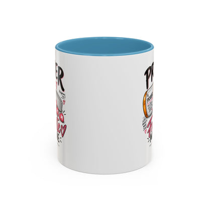Prayer Is My Favorite Medicine Accent Coffee Mug – Inspirational Religious Gift