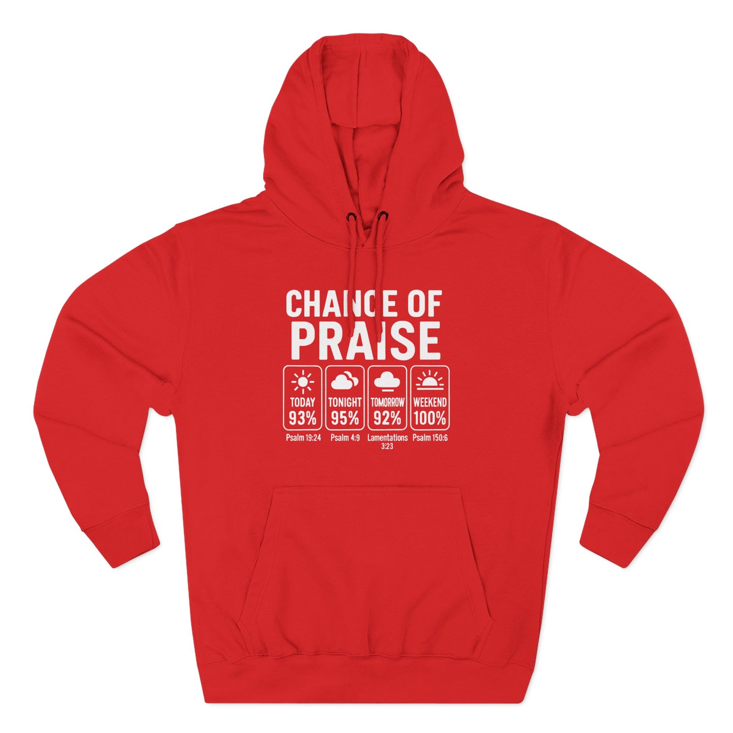 Inspirational Unisex Fleece Hoodie for Everyday Blessings, Praise Hoodie, Faith Apparel, Cozy Gift for Friends, Spiritual Wear