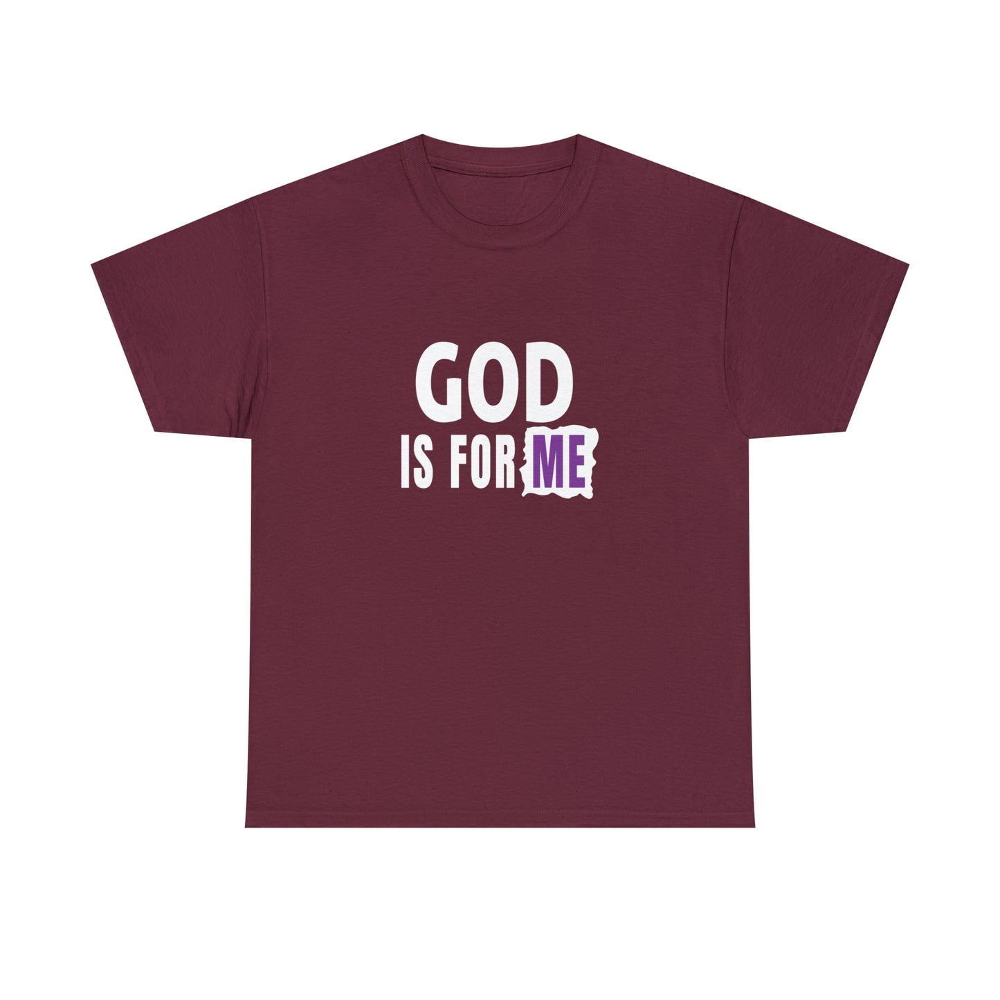 God Is For Me Unisex Heavy Cotton Tee Printify