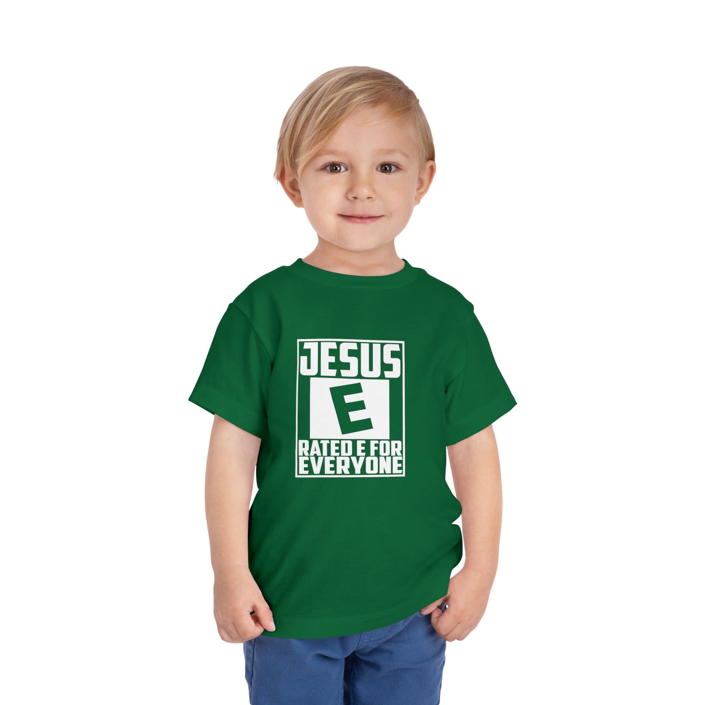 Jesus Rated E For Everyone Christian Toddler T-Shirt