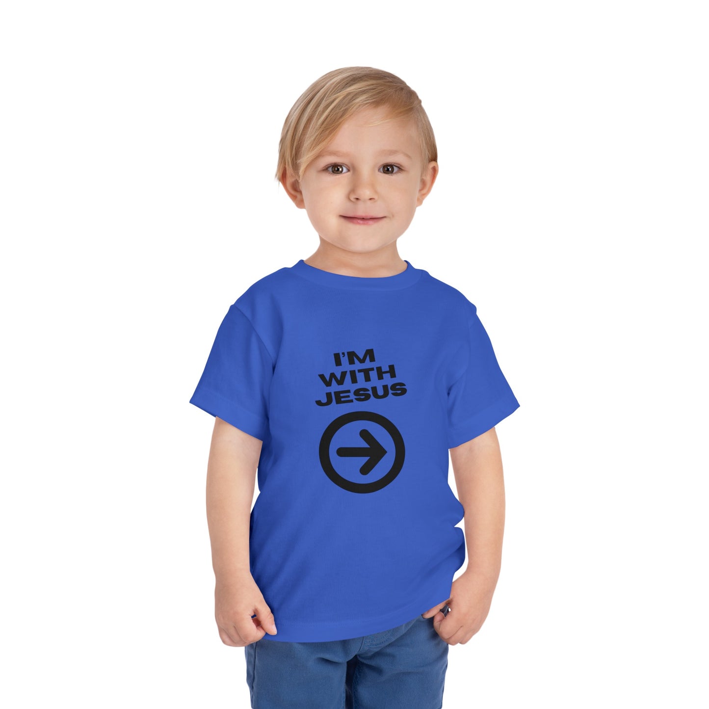 I'm With Jesus Christian Toddler T-Shirt