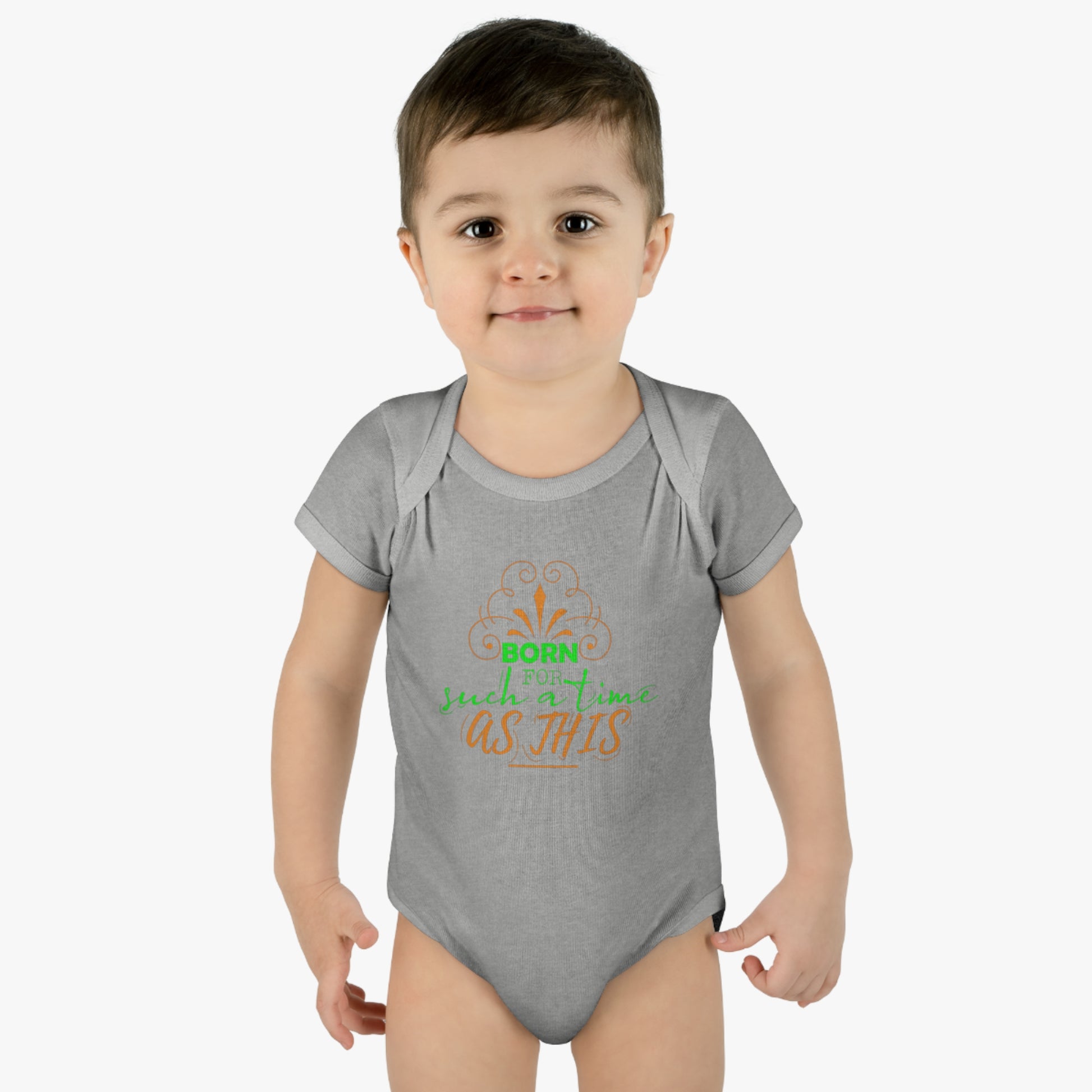 Born For Such A Time As This Christian Baby Onesie Printify