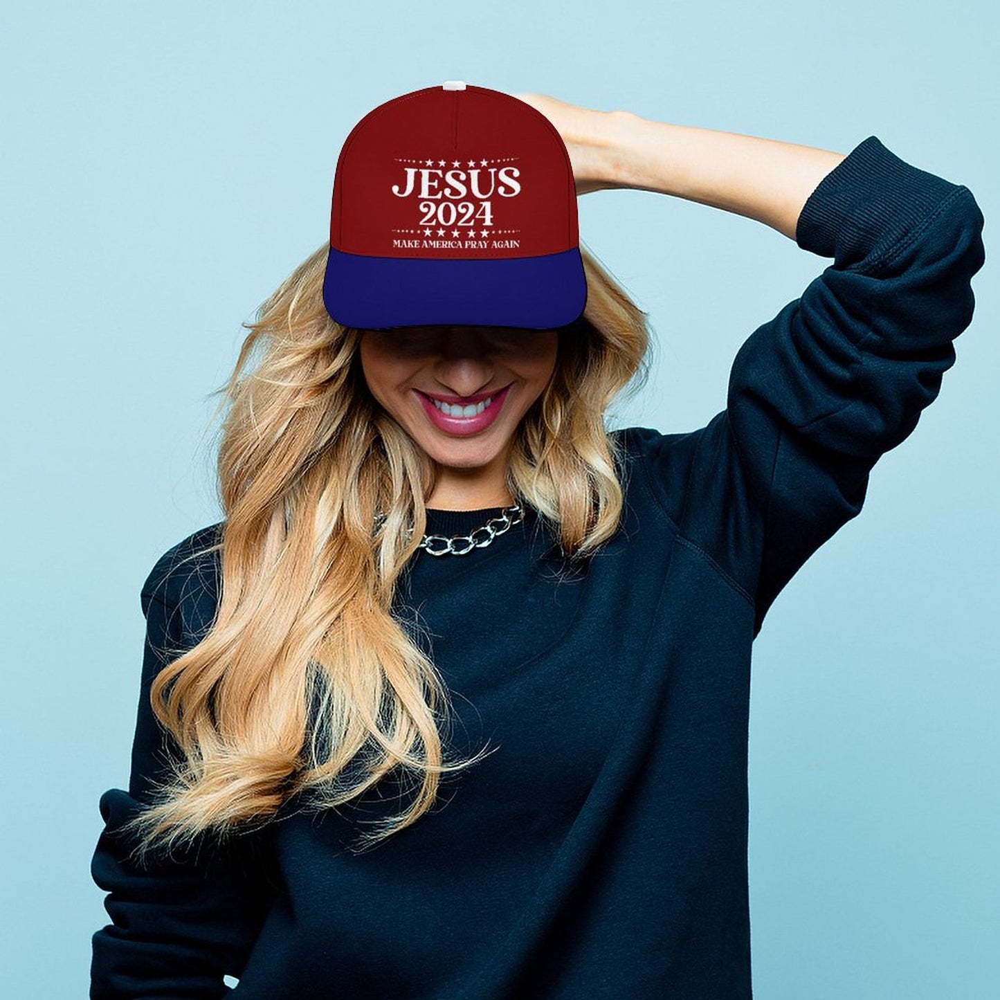 Jesus 2024 Make America Pray Again Christian Adult Hat