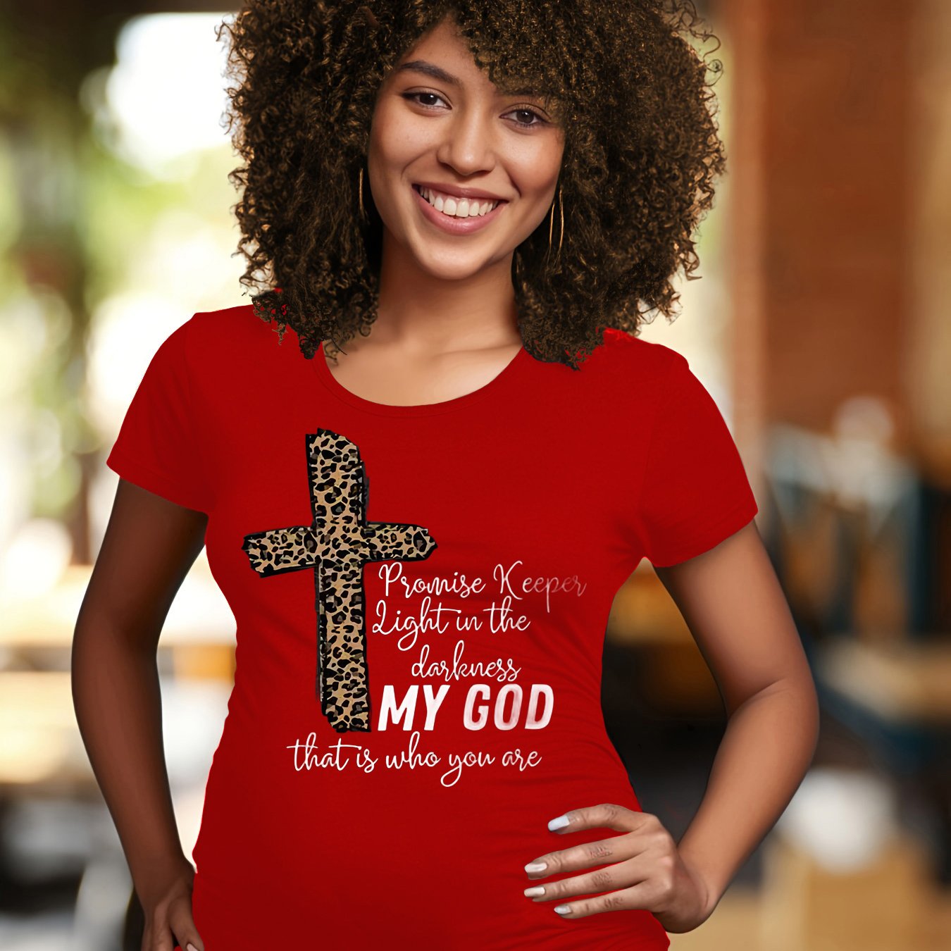 My God That Is Who You Are Women's Christian Maternity T-shirt claimedbygoddesigns