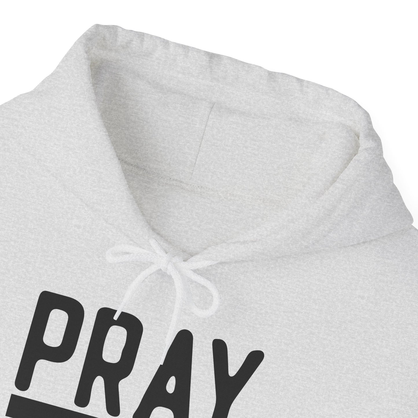 Pray On It Through It Over It Because Adulting Is Hard Without Jesus Unisex Christian Hooded Pullover Sweatshirt