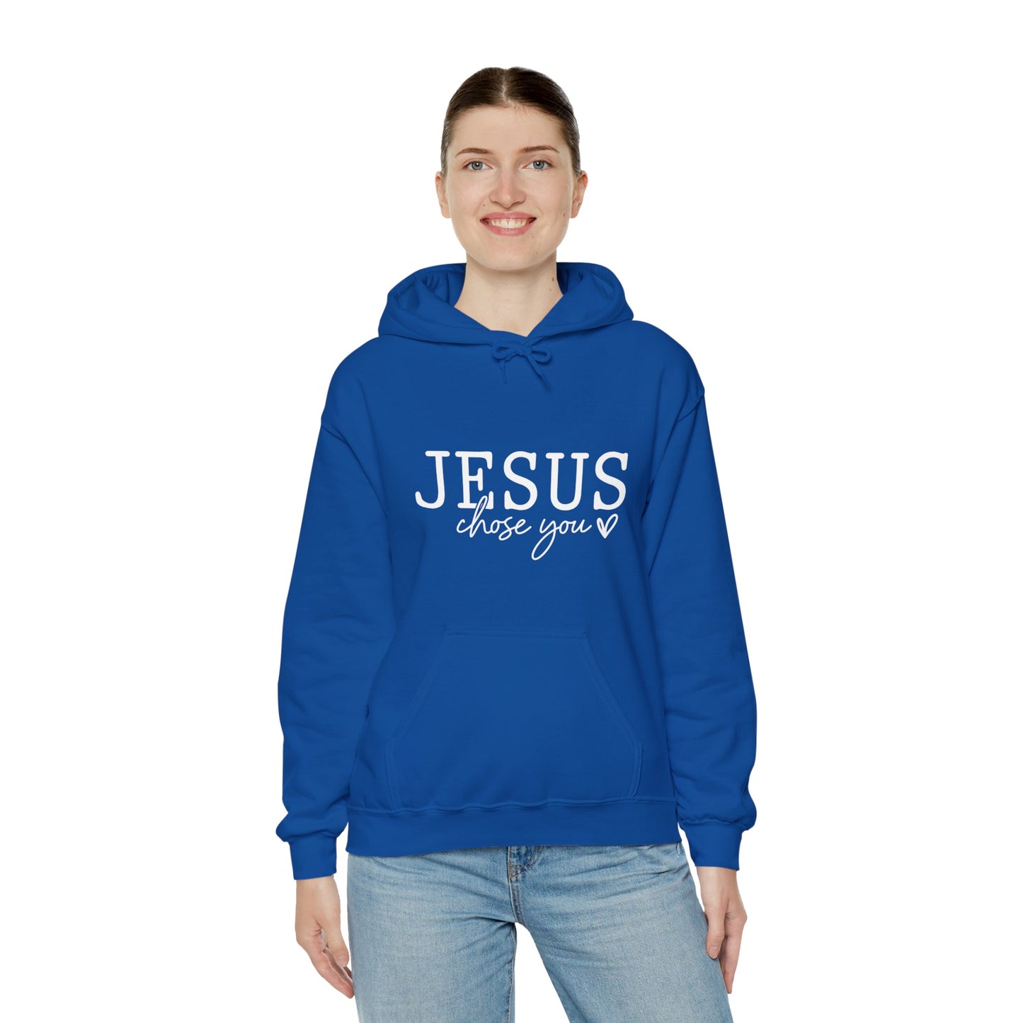 Jesus Chose You (2) Unisex Christian Pullover Hooded Sweatshirt