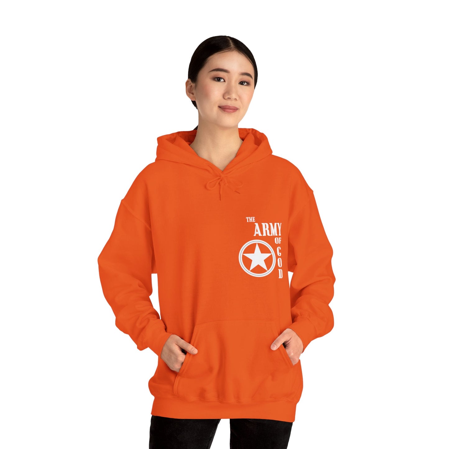 The Army Of God Unisex Christian Hooded Pullover Sweatshirt