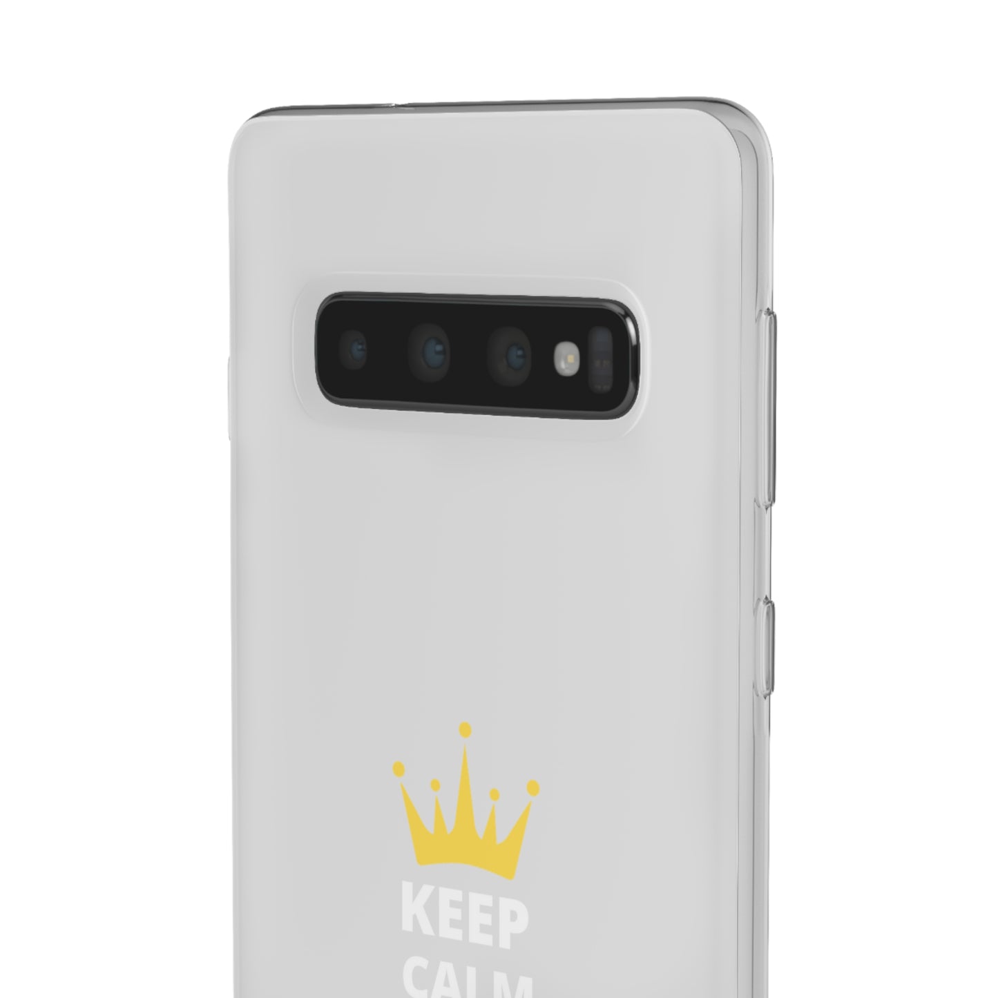 Keep Calm And Trust God Christian Flexi Phone Case Printify