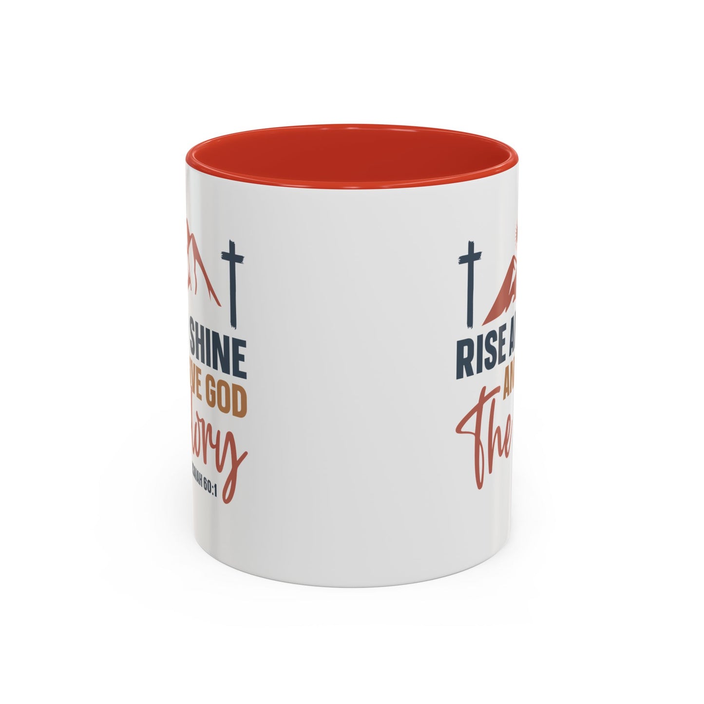 Christian Ceramic Mug - Give Him The Glory Accent Coffee Mug (11, 15oz)