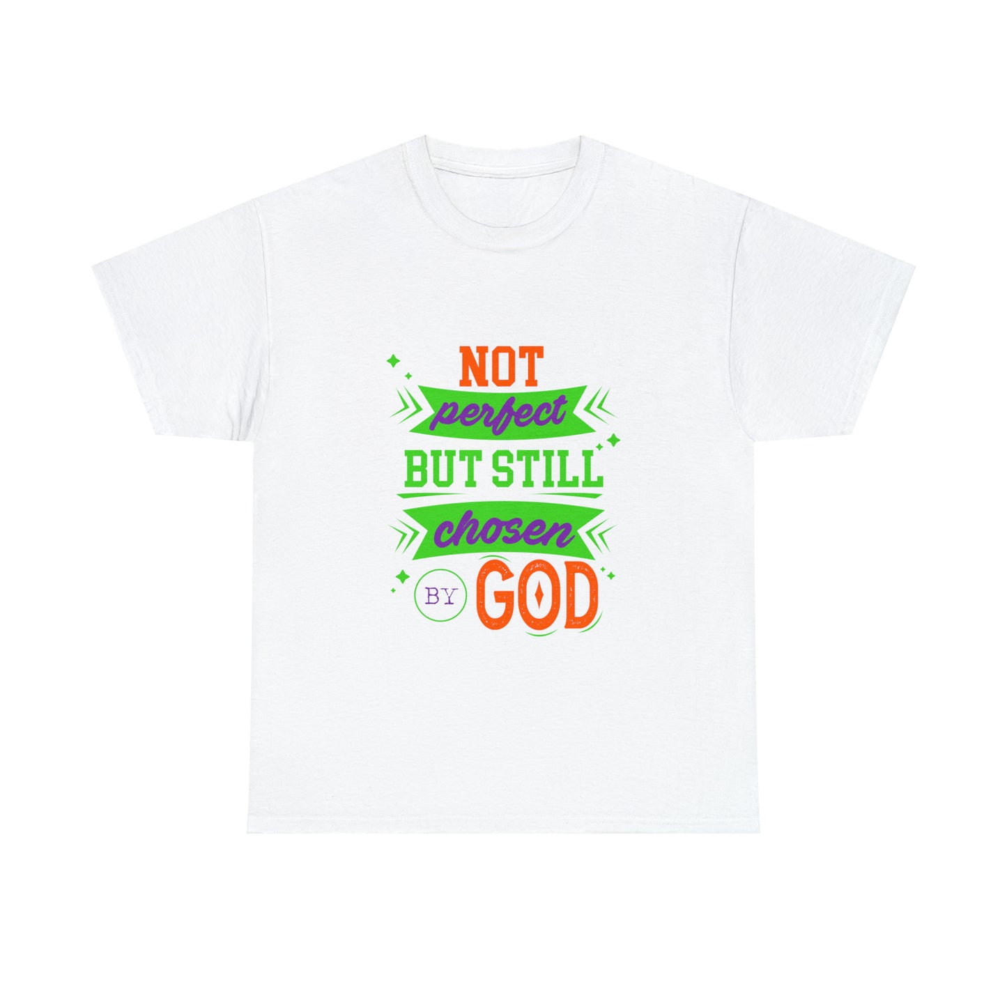 Not Perfect But Still Chosen By God Unisex Heavy Cotton Tee