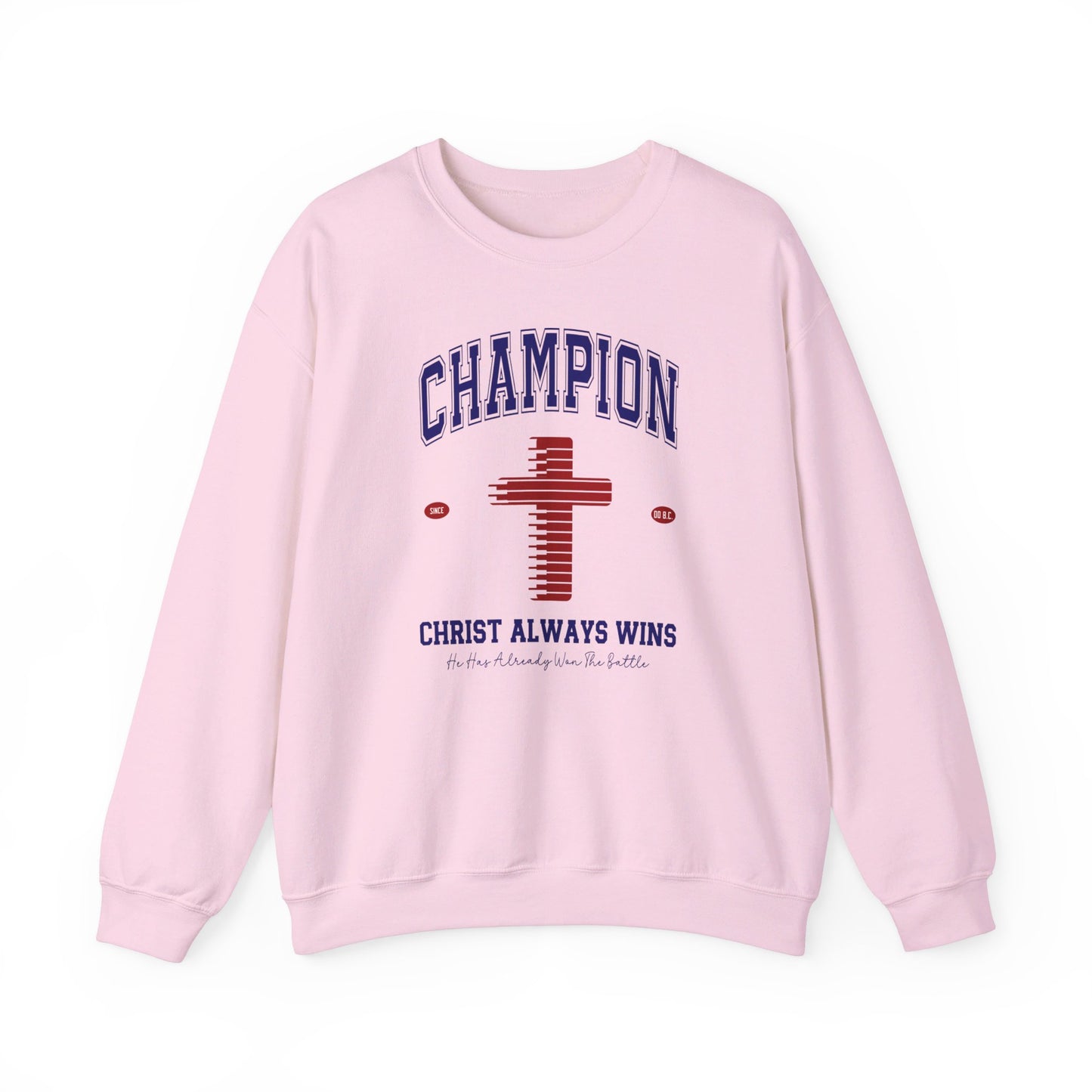 Champion Christ Always Wins Unisex Heavy Blend™ Crewneck Christian Sweatshirt