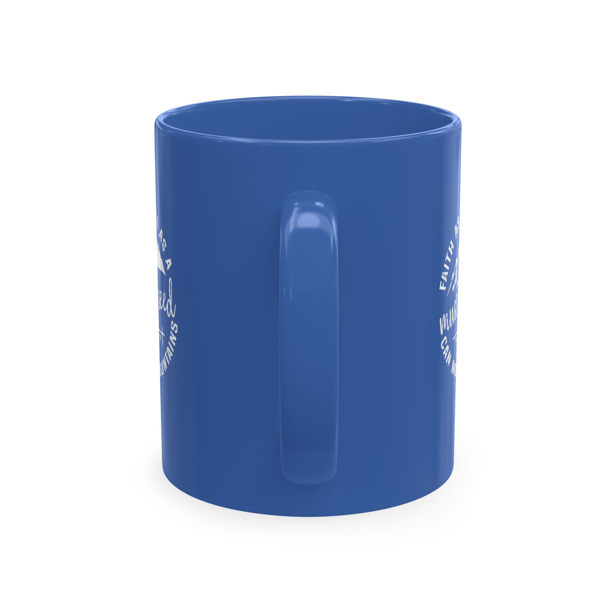 Mustard Christian Ceramic Mug — "Faith as Small as a Mustard Seed" Inspirational Coffee Cup